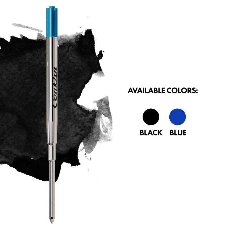 Conklin Soft Ink Ballpoint Refill, Blue (6 pcs tube)