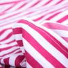 Vertical Stripe Bed Sheets Set Twin Size - Red Classic