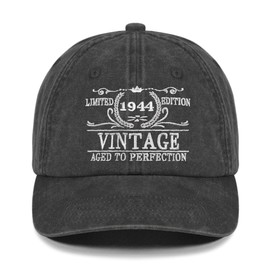 Roceyang 80th Birthday Gifts for Him Her, 1944 Unique Gifts for 80 Year Old Men Women Hat