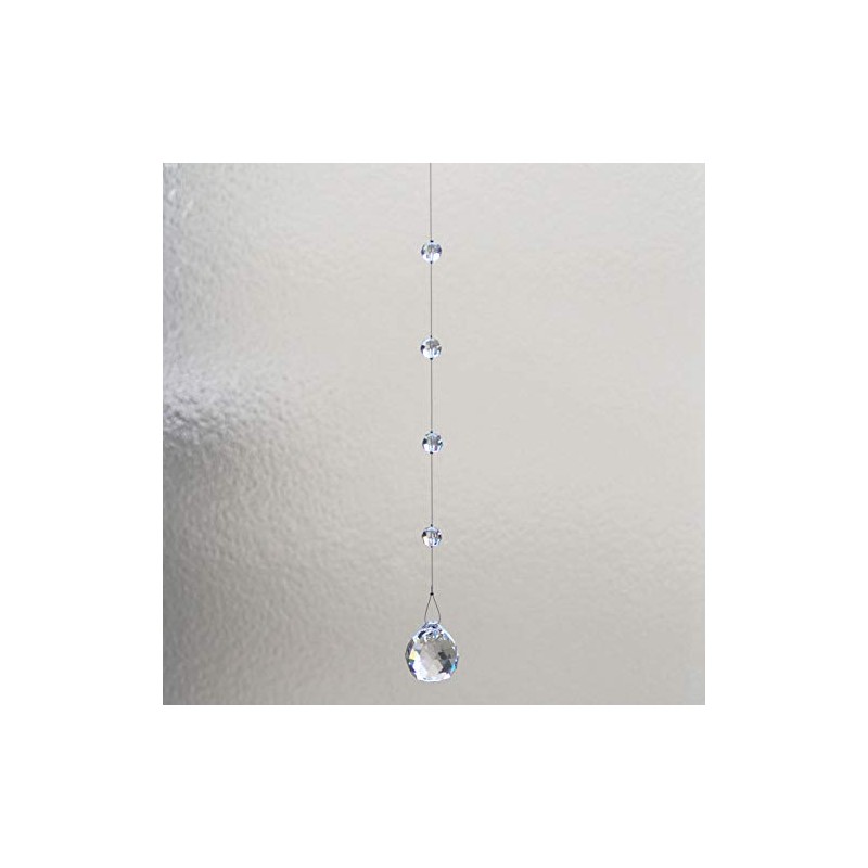 [Crystal by ASFOUR] Suncatcher, 1.2 inches (30 mm) (Clear)