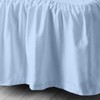 Rajlinen Ruffled Bed Skirt with Split Corners, King Dust Ruffle