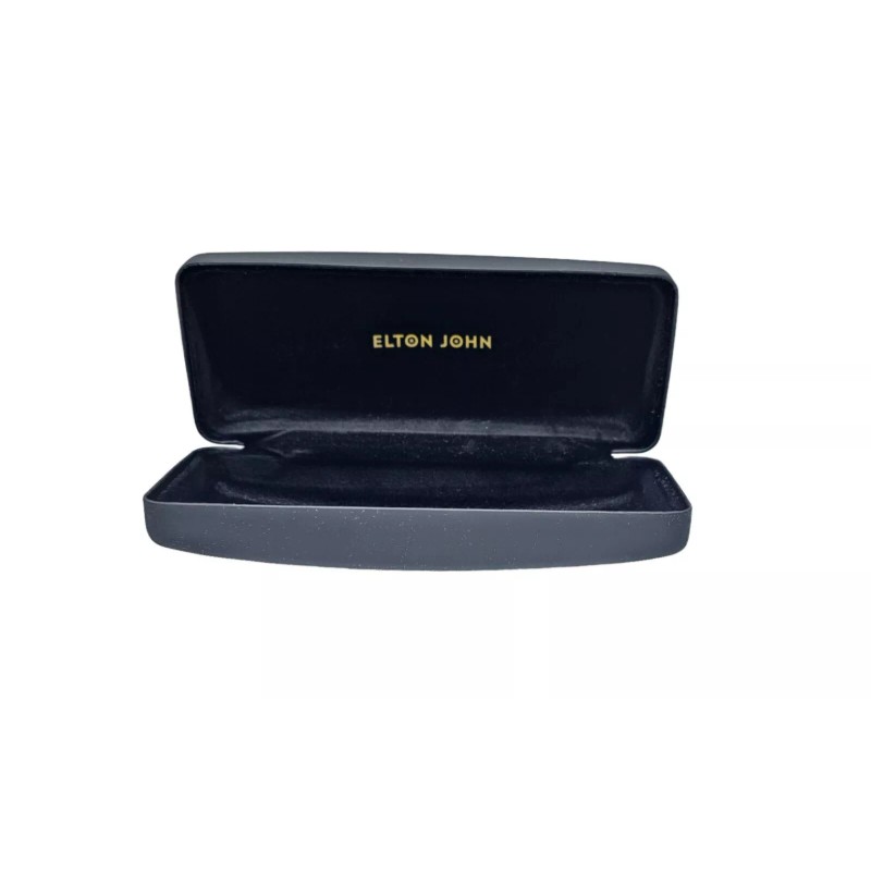 ELTON JOHN Hard Eyeglasses Case. Black, O17
