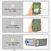 Pass Case, Bi-Fold, Coin Purse, Commuter Holder, Women's, Butterfly Type,
