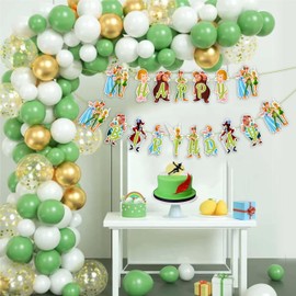 Petr pan Happy Birthday Banner Banner – Fun Party Decoration for Kids, Vibrant Colors, Perfect for Themed Celebrations & Festive Atmosphere
