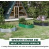 No Brand Land Guard Galvanized Raised Garden Bed Kit, Galvanized