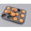 Misore Charola Mini Cupcake Muffin Antiadherente Panquecitos 12 Esp