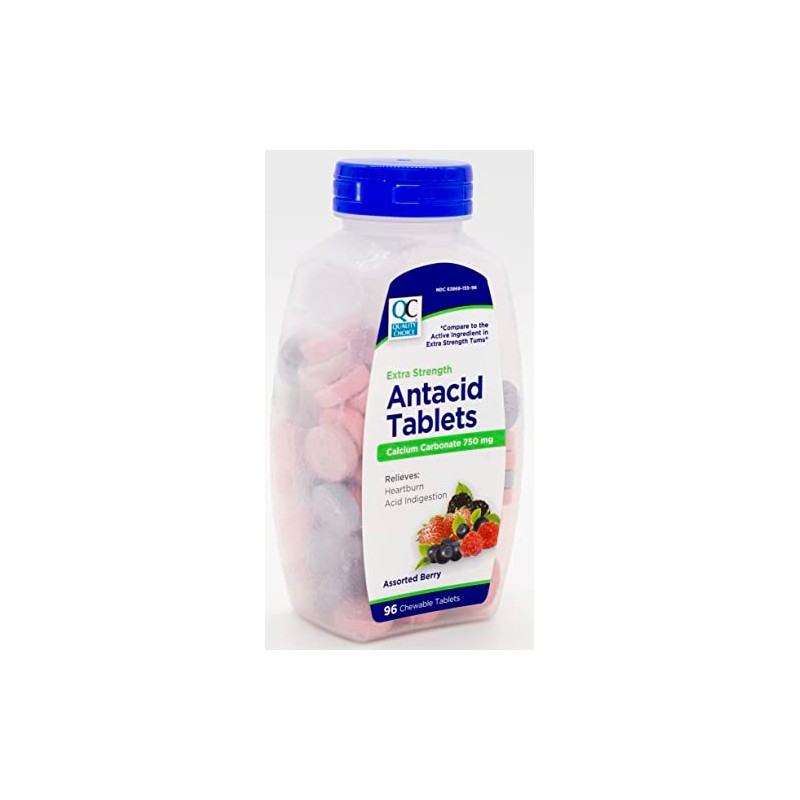 Quality Choice ANTACID CHEW XSTR BERRY TUM 96TB