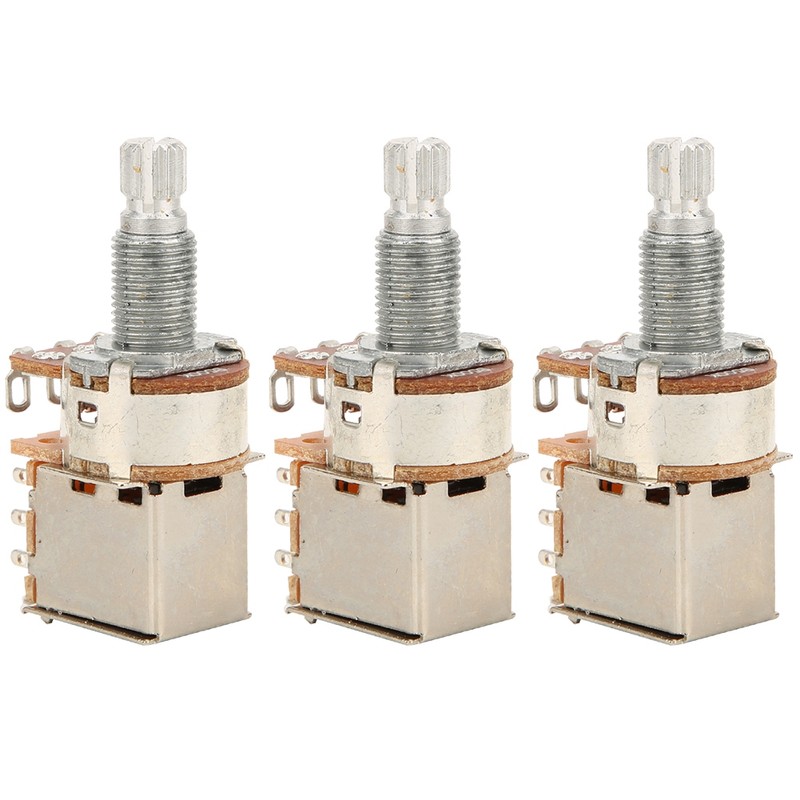 3Pcs Electric Guitar Potentiometer Volume Switch B500K Musical Instrument Accessories
