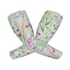 ANSGSD Green Flower Gardening Sleeves With Thumb Hole For Women