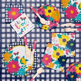 Dolly Parton Blossoming Beauty Party Supplies Kit, Serves 8