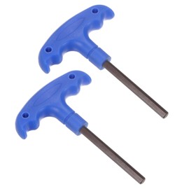 CoCud T-Handle Hex Key, H6 6mm Hex, S2 Steel Metric T-Key Wrench - (Applications: for Basic Home Repair and Mechanical Maintenance), 2-Pieces