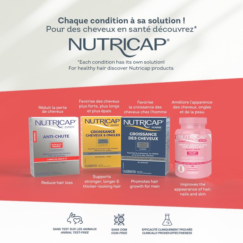 NUTRISANT Nutricap Hair Loss 30 Softgels - Stronger & Longer