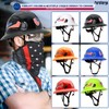 PerldVerge Full Brim Hard Hats Construction OSHA Approved with Tinted