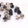 60 Pairs Tie Tack Pin Backs with Blank Pins, FineGood