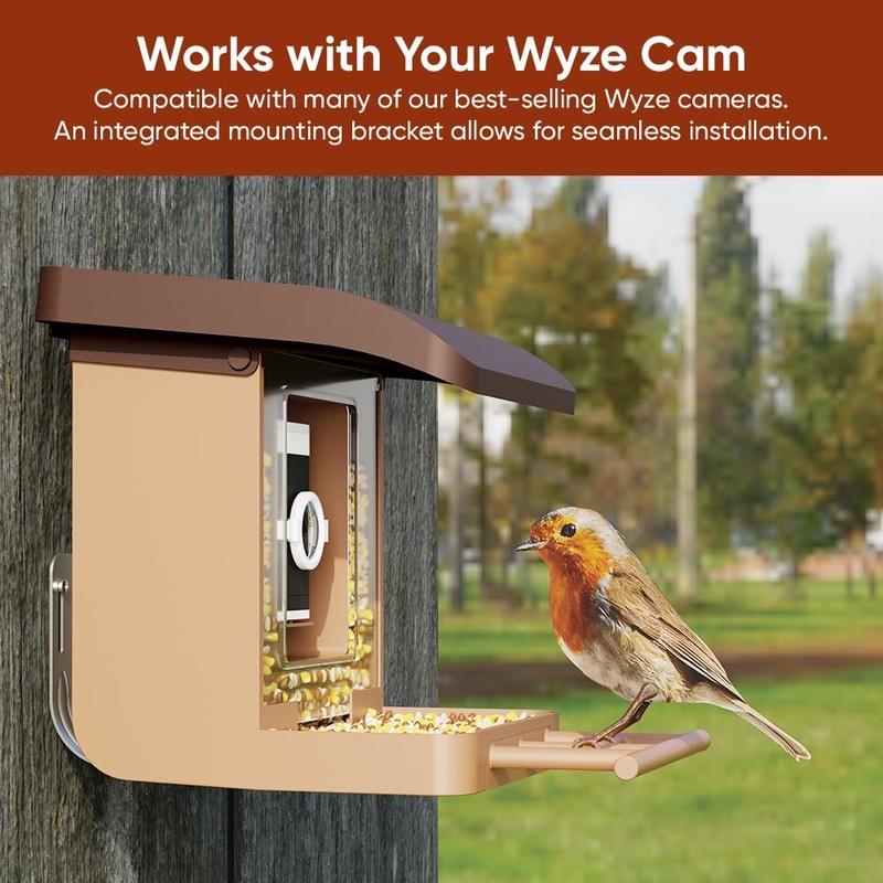 Bird Feeder Camera Case Compatible with Wyze Battery Cam Pro,