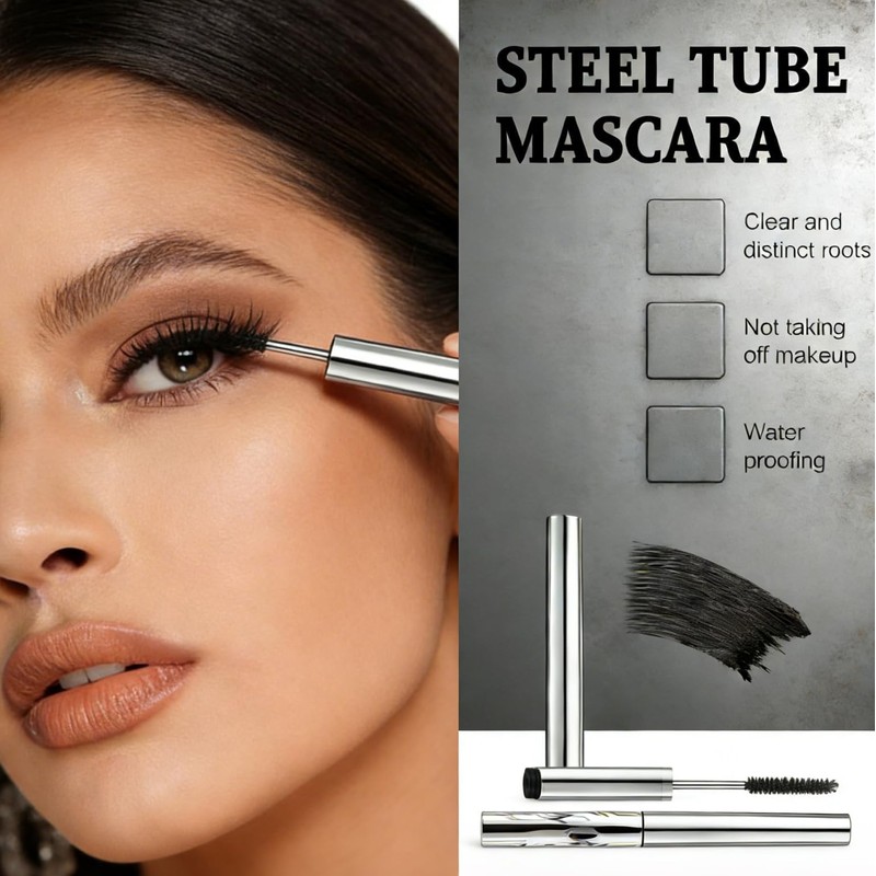 Wand Mascara Set, Waterproof Smudgeproof All-Day Wear Makeup