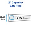 Avery 68033 - Carpeta de 3 anillas, anillos EZD de