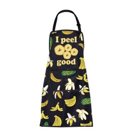Banana Apron Banana Gifts Banana Lover Gifts Banana Fruit Gifts I Peel Good Banana Themed Apron Gardening Apron With Pockets