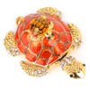 Shiny Diamonds Tortoise Decoration Tortoise Statue Metal Crafts Home Decor