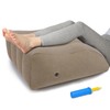 ZYODUOB Inflatable Leg Pillow, Portable Wedge Pillow for Sleeping, Knee