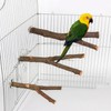 1pcs 15/20/30cm Birds Accessories Bird Cage Sticks Wooden Stuff Stand