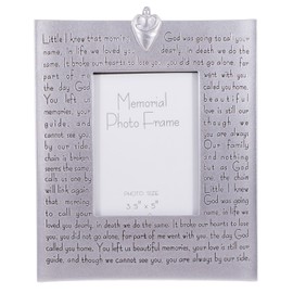 Roman Giftware Inc., Memorial Collection, 9.25" H Memorial Frame; 3.5X5,Religious, Inspirational, Durable (9x7x1)