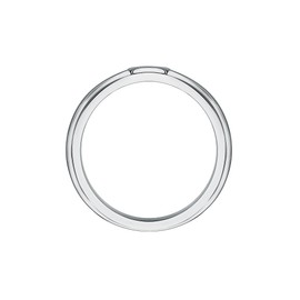 Iconic JM422AVD12021 Men's Steel Ring, Steel, No Gemstone