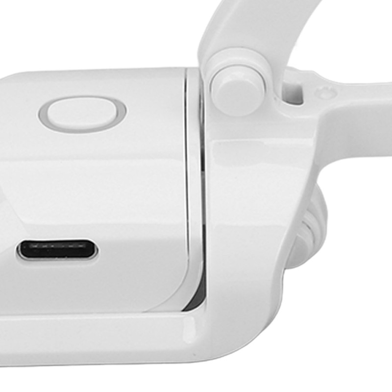 Heated Eyelash Curler USB Chargeable Long Lasting Mini Portable White