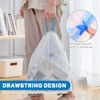 4 Gallon Trash Bags Drawstring, Small Trash Bags Tear-Free, 4
