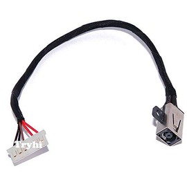 Tryhi New Laptop AC DC Power Jack Socket Connector Plug in Charging Port with Wire Cable Harness for Dell Inspiron P63F P63F001 P63F002 P63F003 P63F004