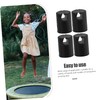 NOLITOY 6pcs Durable Trampoline Pole Caps Easy Installation Trampoline Replacement