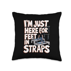 Funny Pilates Workout Exercise Fitness Lovers Yoga Lovers Throw Pillow