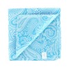 Trafalgar Sobee Paisley - Bolsillo cuadrado de seda, Azul, Talla