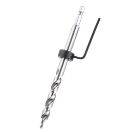 3/8" Step Drill Bit Hex Shank with Adjustable Depth Stop Collar Hex Shank and Round Shank Replacement Step Drills for Kreg Pocket Hole Jig Kit