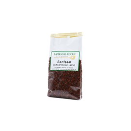 Mustard Seeds Black Whole | 70 g | Mustard Seeds Brown Sharp | Mustard Seeds | Mustard Seeds | Dark Mustard Grains | Brown Mustard Seeds | Gerüche-Küche |