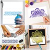 MWOOT Pack of 12 Large Stencils, Mandala Stencil, Reusable DIY