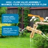 Denninal 3 Way Hose Splitter, Solid Brass High Flow 3