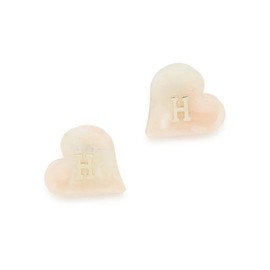 Snidel Home Initial Heart Hair Clip, H, Free size