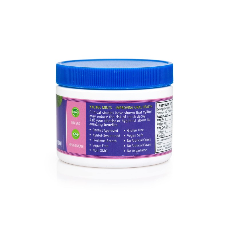 Spry Berry Blast Xylitol Mints, Sugar-Free Candy for Oral Health,