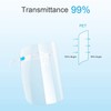 Full Face Protective Shield Visor, Face Shield with Glasses Transparent