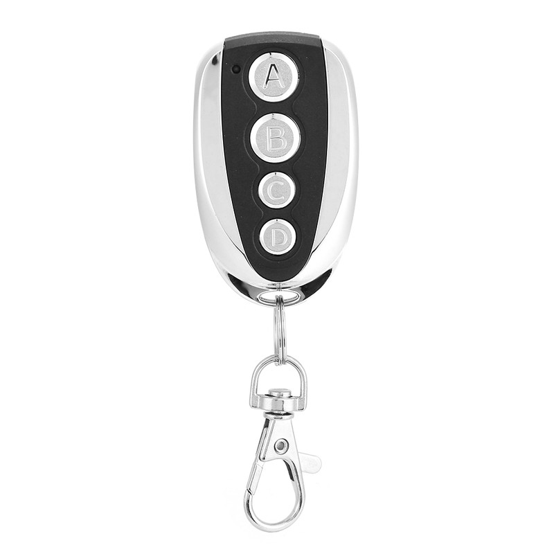 2pcs 433MHZ 4 Button U shape Duplicate Electric Door Remote