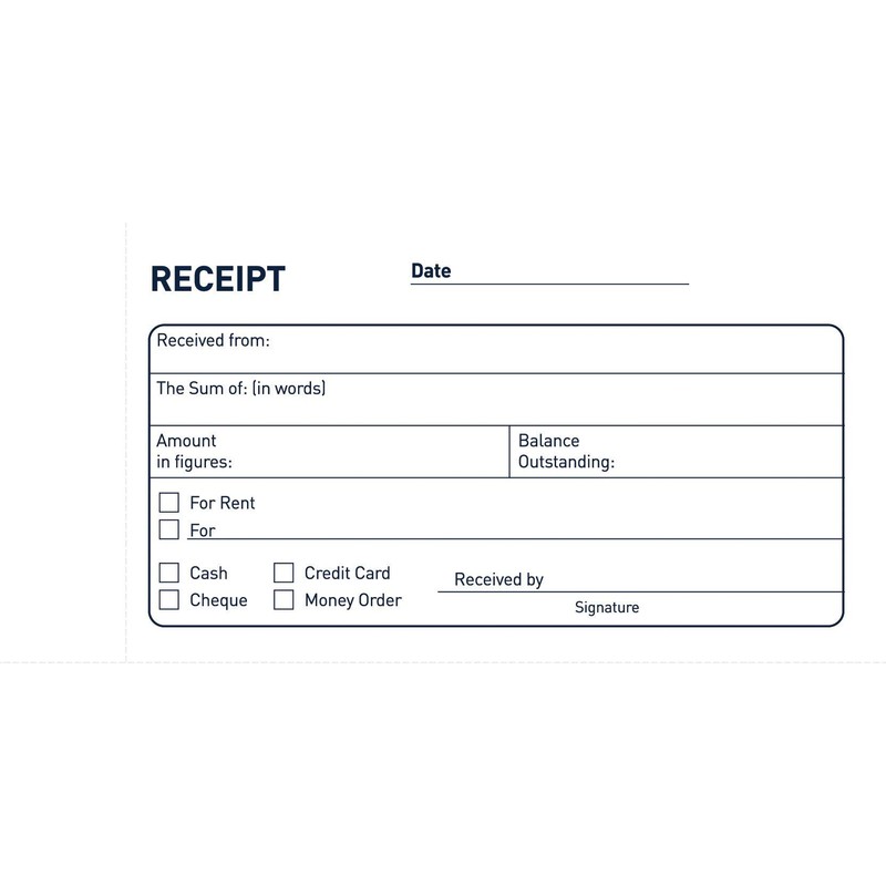 Challenge Duplicate Receipt Book, Carbonless, 200 Pages, 1 pack (280