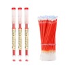 MROOFUL 23Pcs/Lot 0.35mm Extra-Fine Ballpoint Pen Replaceable Refills Blue Black