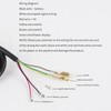 6 Wire Thumb Throttle with ON/OFF Switch Battery Indicator 22mm