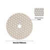 Solidure Diamond Polishing Disc,3Step Dry Diamond Polishing Pads 100mm for