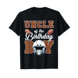 Uncle Of The Birthday Boy Football Party Family Matching T-Shirt