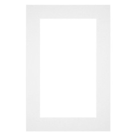 Passe-Partout Photo Frame Size 20x30 cm - Photo Size 10x20 cm - White