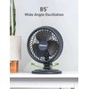 HOLMES BLIZZARD 7" Table Fan, 2 Speeds, 3 Blades, 85°