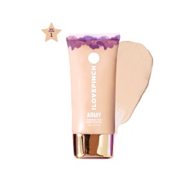 ILOVEPINCH Army Liquid Foundation Makeup, Semi Matte, Medium-to-High Coverage, Natural Beige No. 1-2,12 oz
