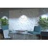 Marbet Design DESIGN 3D Wall Panels, Polystyrene Panels, White, 96